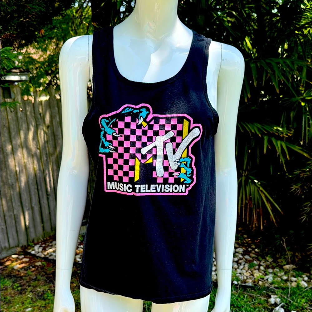 MTV Black Tank Top